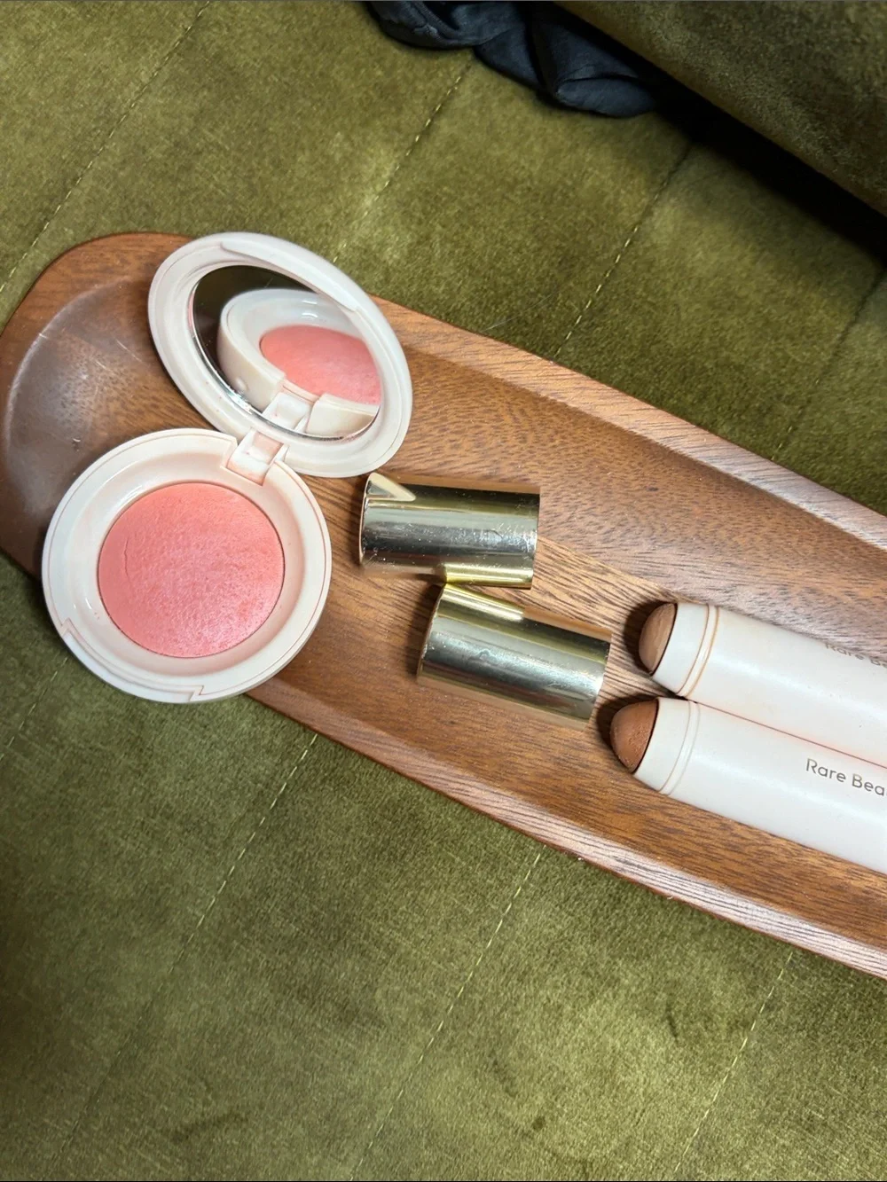 Rare Beauty bronzer and blush lot